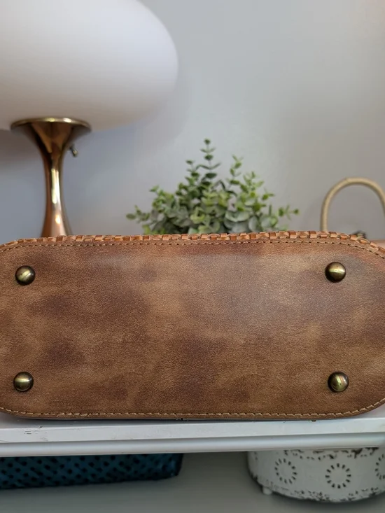 Patricia Nash Castelli Woven Leather Hobo Bag - Like New! - Picture 10 of 12